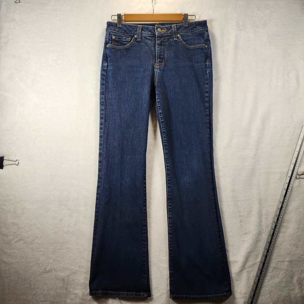 Miraclebody by Miraclesuit Women 8 Bootcut Jeans Dark Wash Tummy Control Stretch